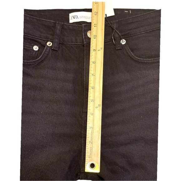 Zara Black High Rise Women Jeans - Picture 5 of 8